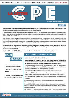 Cliquez pour télécharger la Lettre aux CPE n°6 de Septembre 2017