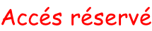 Accés réservé